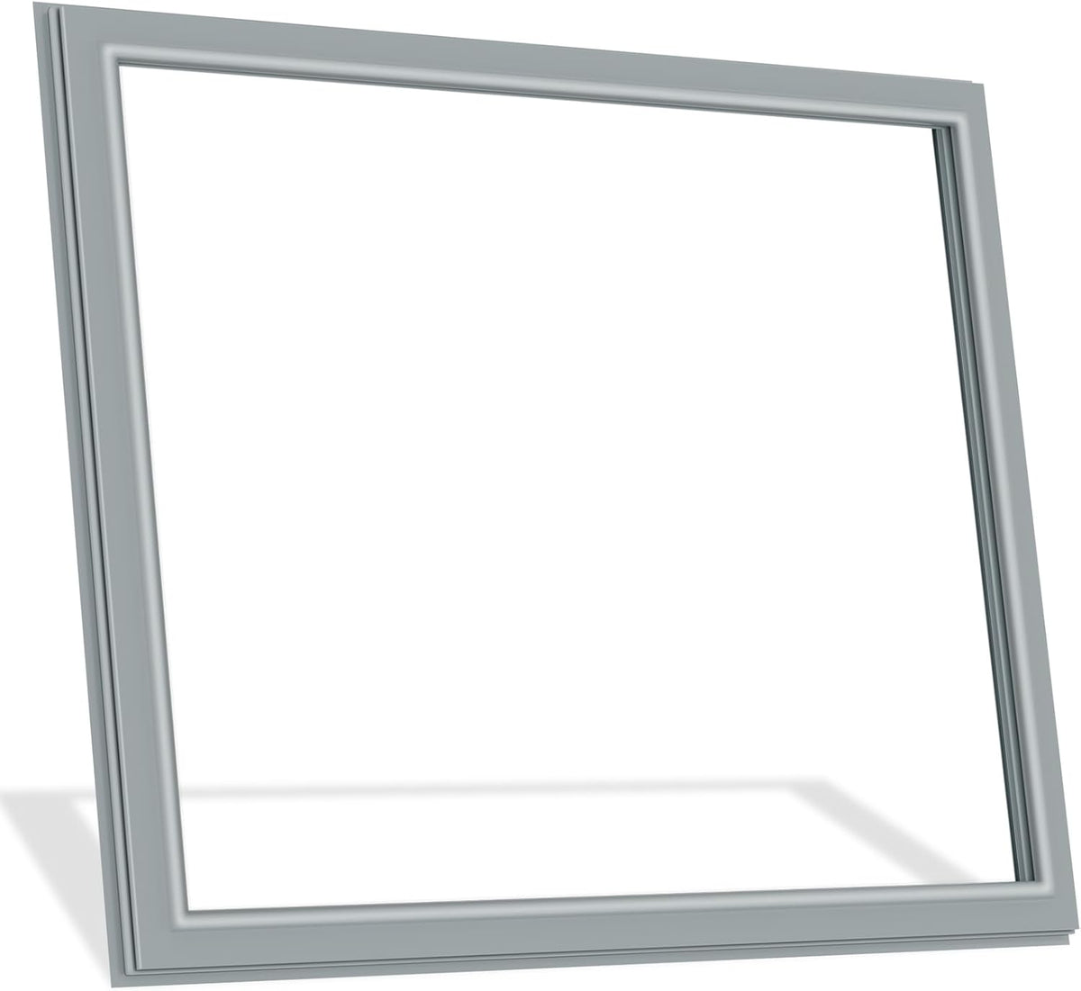 Upgrade 28.54" x 23.03" W10443316 Refrigerator Freezer Door Gasket Compatible with Whirlpool,Kenmore and Kitchen Aid Refrigerator Door Seal W10571961 W10571961 W10180623 WRF532SMHB00 WRF532SMHV00 Gray