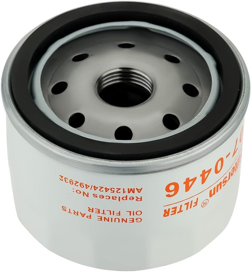 492932 Oil Filter for Brigs and Straton 492932S 696854 695396 John Deere AM125424 GY20577 LG492932S Kawasaki 49065-7007 49065-0721 (Pack of 2)