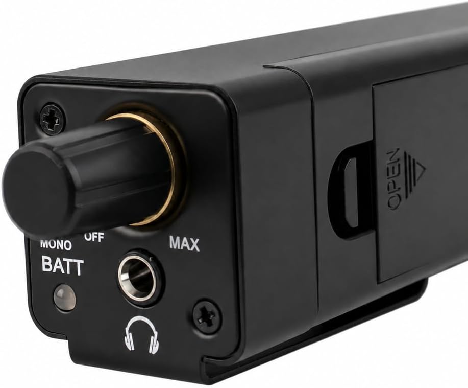 In Ear Monitor Headphone Amplifier IEM Pre Amp XLR and TRS in and 1/8 inch Stereo Out with Stereo/Mono Switch