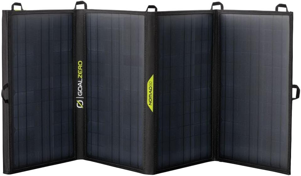 Yeti Portable Power Station, Yeti 300 + Nomad 50 Solar Generator, 297 Watt Hour LiFePO4 Battery, Water resistant &
