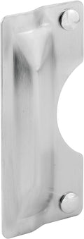 U 9496 Latch Guard Plate Cover – Protect Against Forced Entry, Easy to Install on Out-Swinging Doors – Stainless