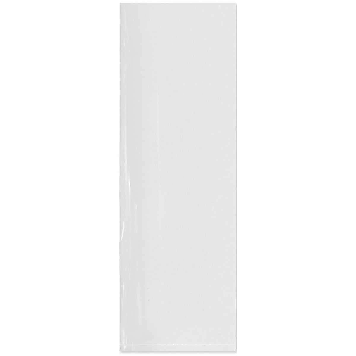 4 x 12 inch, 2 Mil Flat Open Clear Poly Bags (Pack of 100)