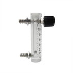 Oxygen Flow Meter 0-10LPM Flowmeter for Fluid Filtration System Oxygen Air Flowmeter Regulator Acylic Flow Meter with Control Valve for Oxygen/Air