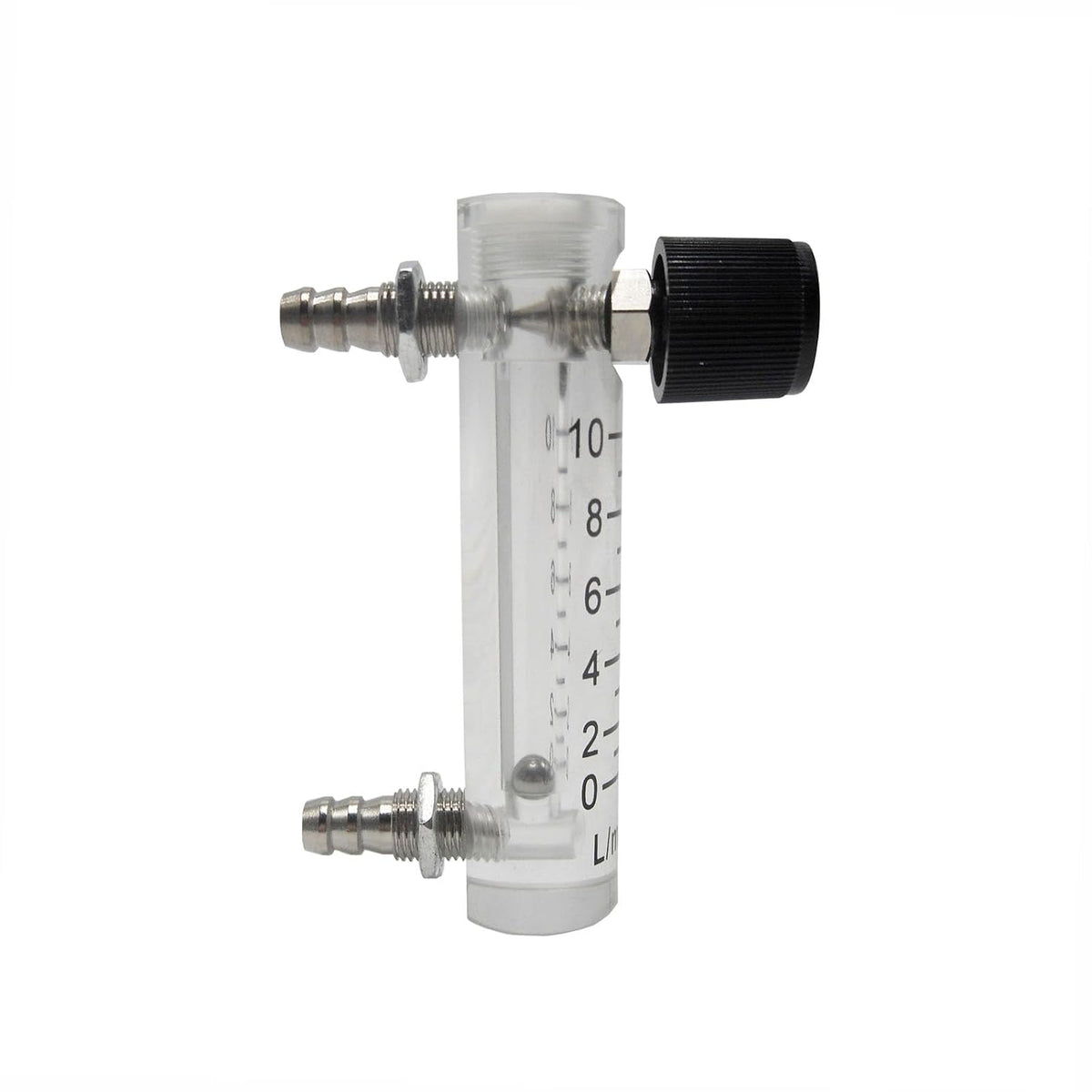 Oxygen Flow Meter 0-10LPM Flowmeter for Fluid Filtration System Oxygen Air Flowmeter Regulator Acylic Flow Meter with Control Valve for Oxygen/Air