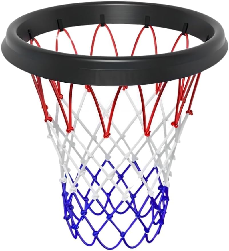 Portable Basketball Net – Easy Install Throw-and-Attach System for Rimless Hoops, Durable & Lightweight Design for