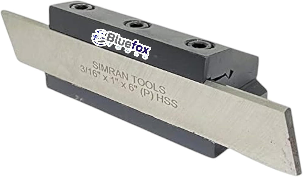 Lathe Clamp Type Parting Cut Off Tool Holder 3/4" Shank With 3/16" x 1" x6"