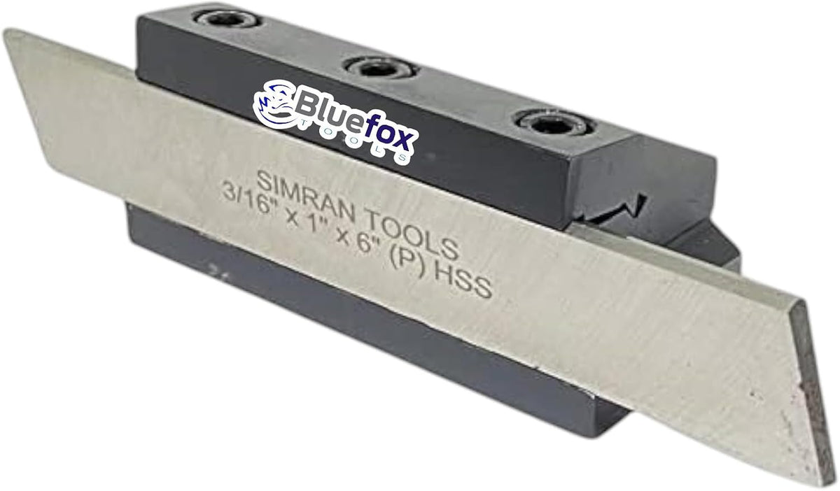 Lathe Clamp Type Parting Cut Off Tool Holder 3/4" Shank With 3/16" x 1" x6"