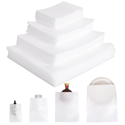 120Pack Cushion Foam Pouches,4 Sizes Foam Wrap Pouches