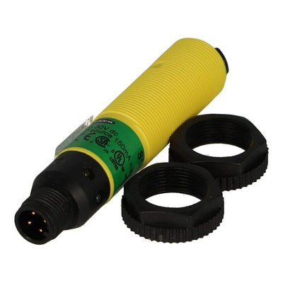 S18SP6FF50Q | 3030883 | Banner PHOTOELECTRIC Sensor, Diffuse, Fixed Field, M18, 50MM Range, PNP, M12 Connector