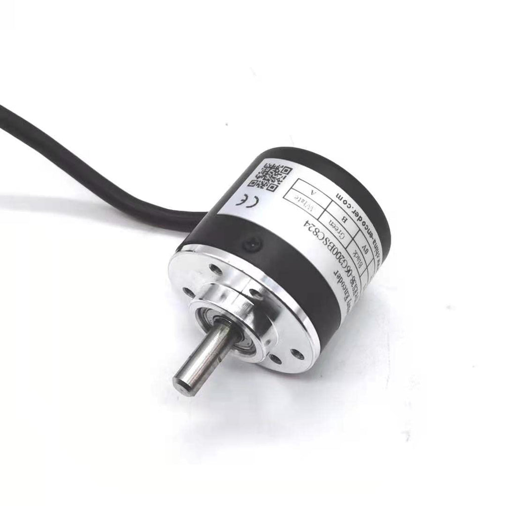 Incremental Rotary Encoder 500PPR A B 90° Phase 5V Voltage Output 6mm Solid Shaft