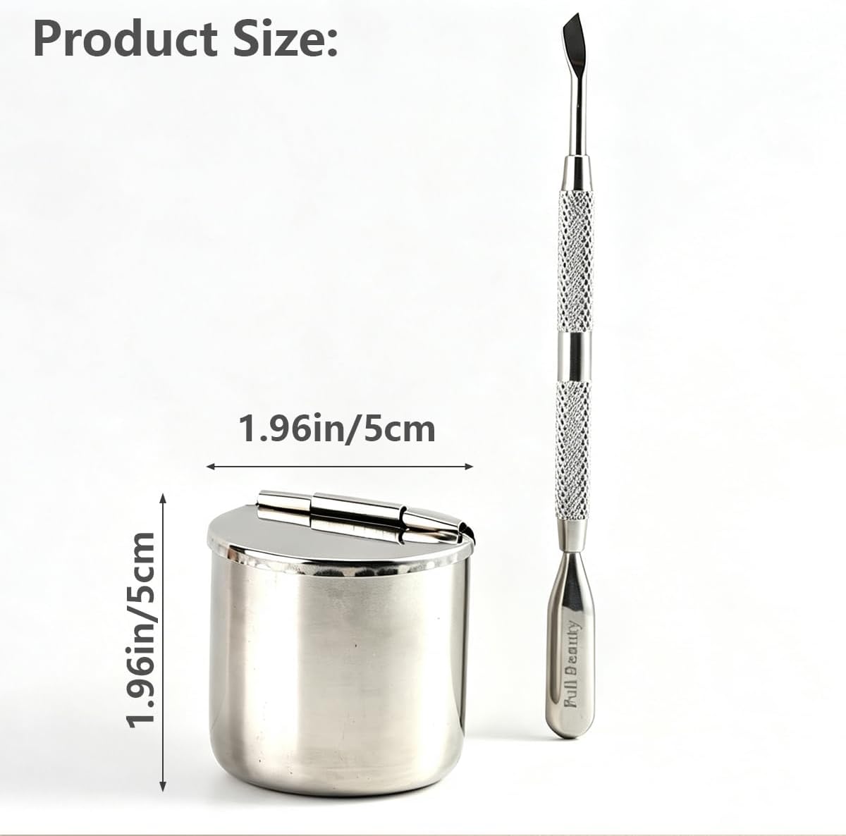 Nail Tool Sterilizer Box Stainless Steel Drill Bits Cleaning Box