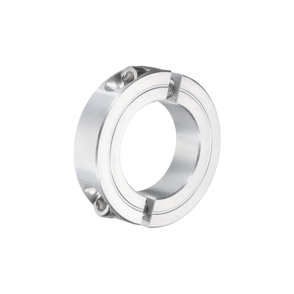 uxcell Double Split Clamp-On Shaft Collar 1-1/4" Bore, Aluminum Alloy