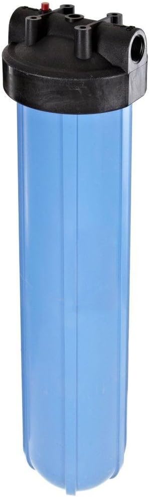 Pentair Pentek 150233 Big Blue Whole House Filter Housing, 1" NPT 20-Inch | HFPP Cap with Pressure Relief; 1 in NPT