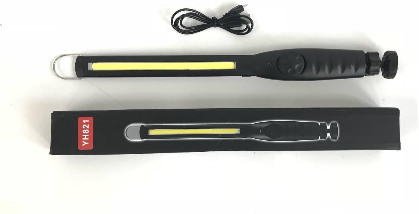LED Work Light, 700 Lumens Rechargeable, Cordless Portable Magnetic COB LED Inspection Light, Suitable for car