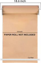 18'' Wall Mounted Kraft Paper Roll Dispenser & Cutter,Black Butcher Paper Dispenser, Farmhouse Decoration - Ideal