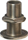 3/4" NPS NPT Combo Stainless Steel Thru-Hull Fitting w/Nut
