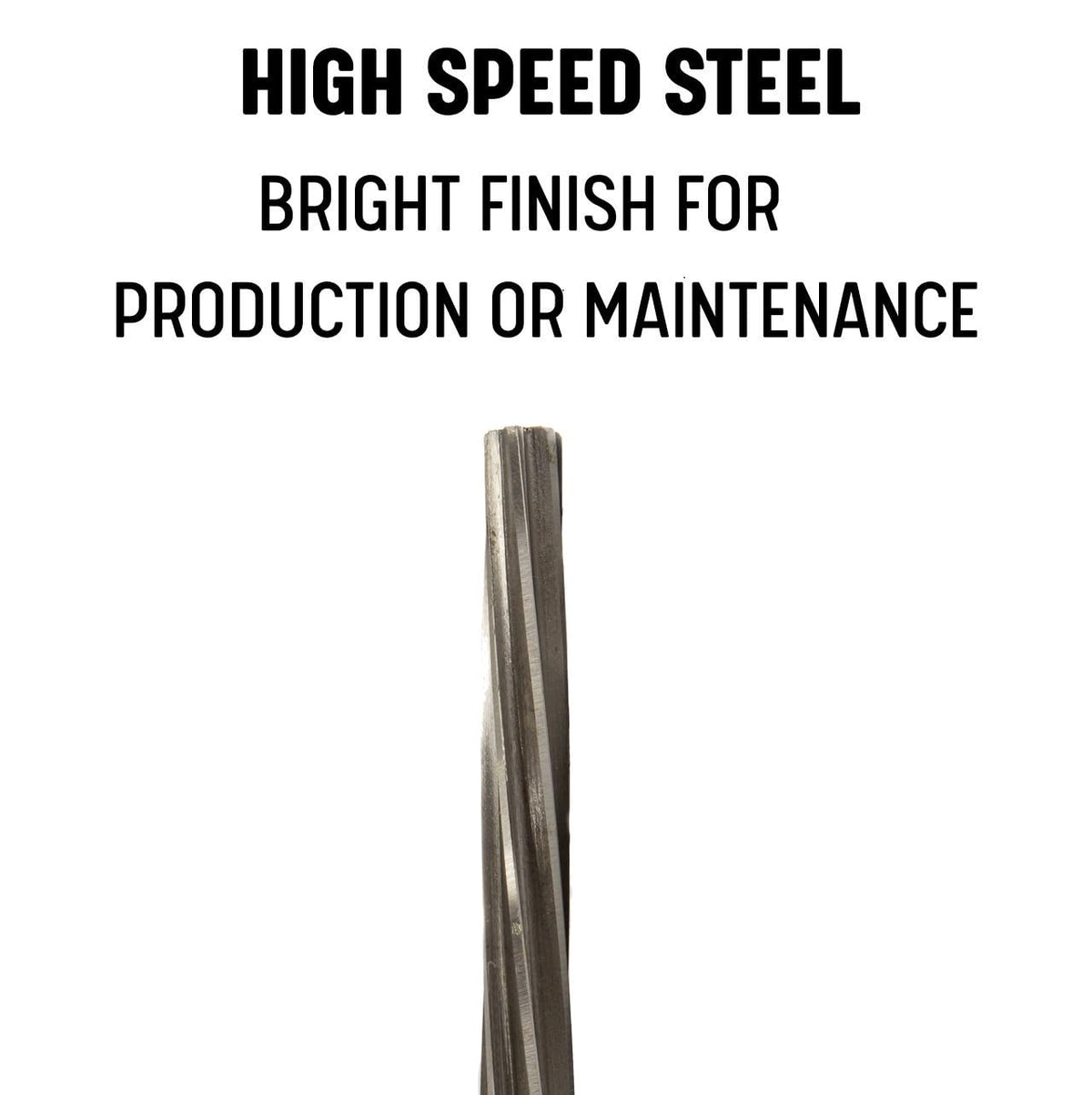 Drill America - DWRRTPS4 #4 High Speed Steel Spiral Flute Taper Pin Reamer, DWR Series