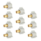 10-PACK EFIELD 1/2" Pex x 1/2"Female NPT Swivel Adapter(PEX1807202-10)