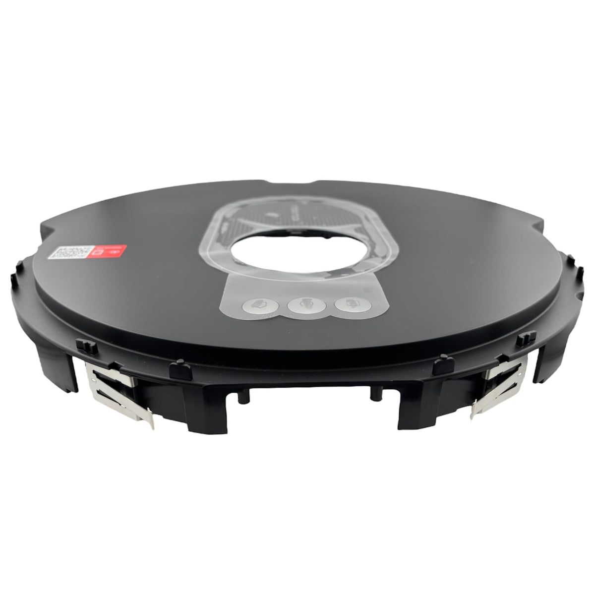 Top Cover Assembly with Control Button Panel Compatible Replacement for Roborock Q5 Max+, Q5 DuoRoller+ Robotic Vacuum Cleaner - Sturdy Black Casing