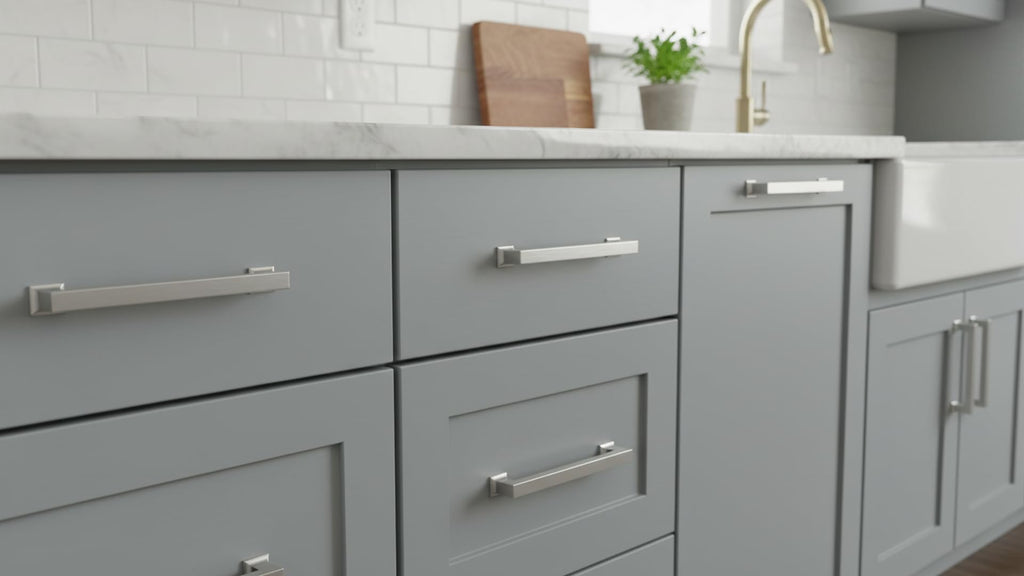 8-3/4" Brushed Satin Nickel Cabinet Pulls 6 Pack, AL3046SN