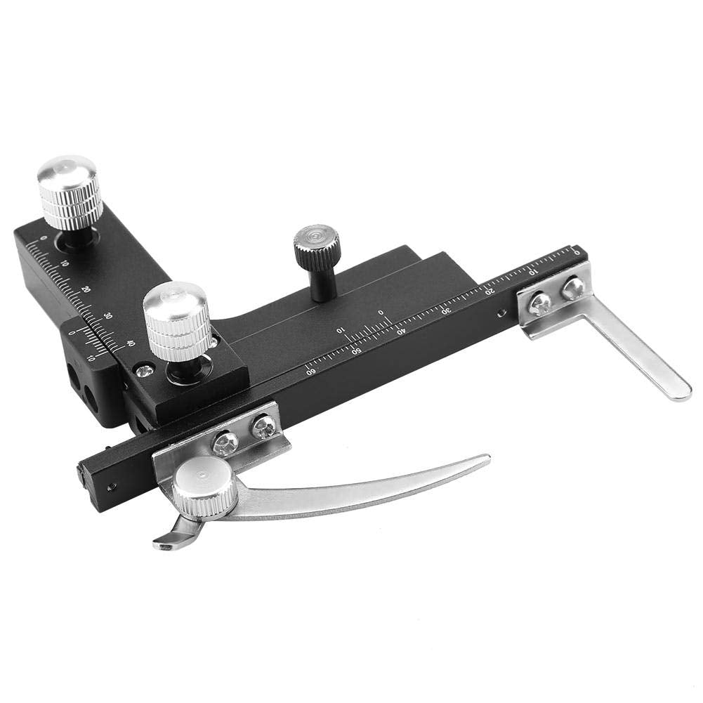 Microscope Movable Caliper, High- Movable Ruler Mechanical Stage X-Y Uses on Microscope to Move The