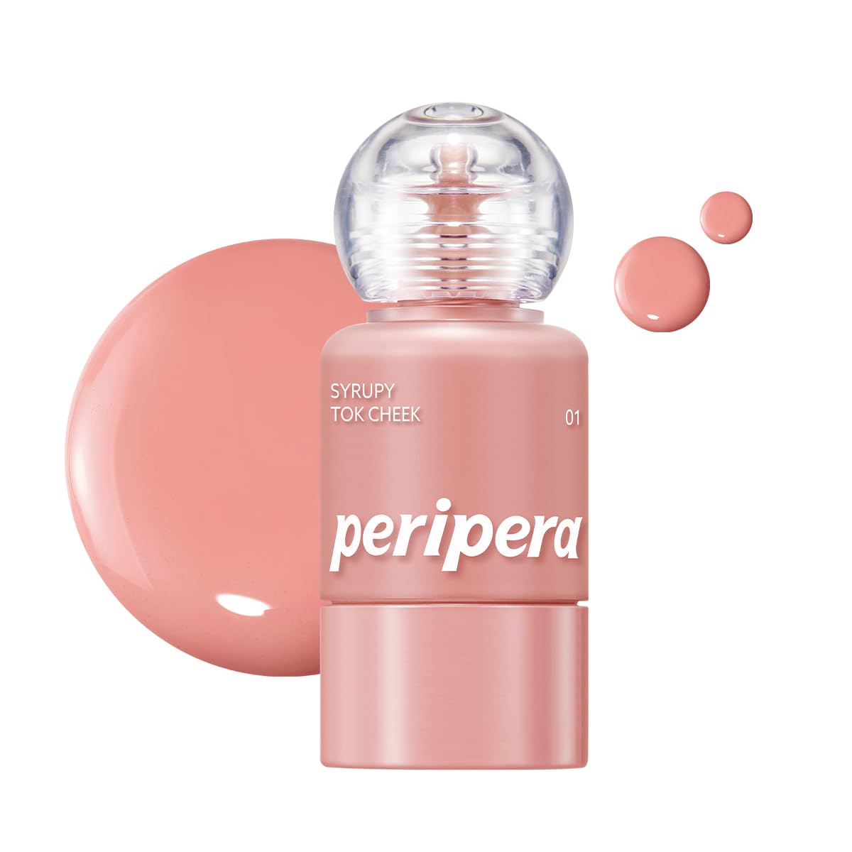 SYRUPY TOK CHEEK Liquid Blush| Dewy Finish with Long-Lasting Hydration, Buildable & Blendable Color, Natural Glow for
