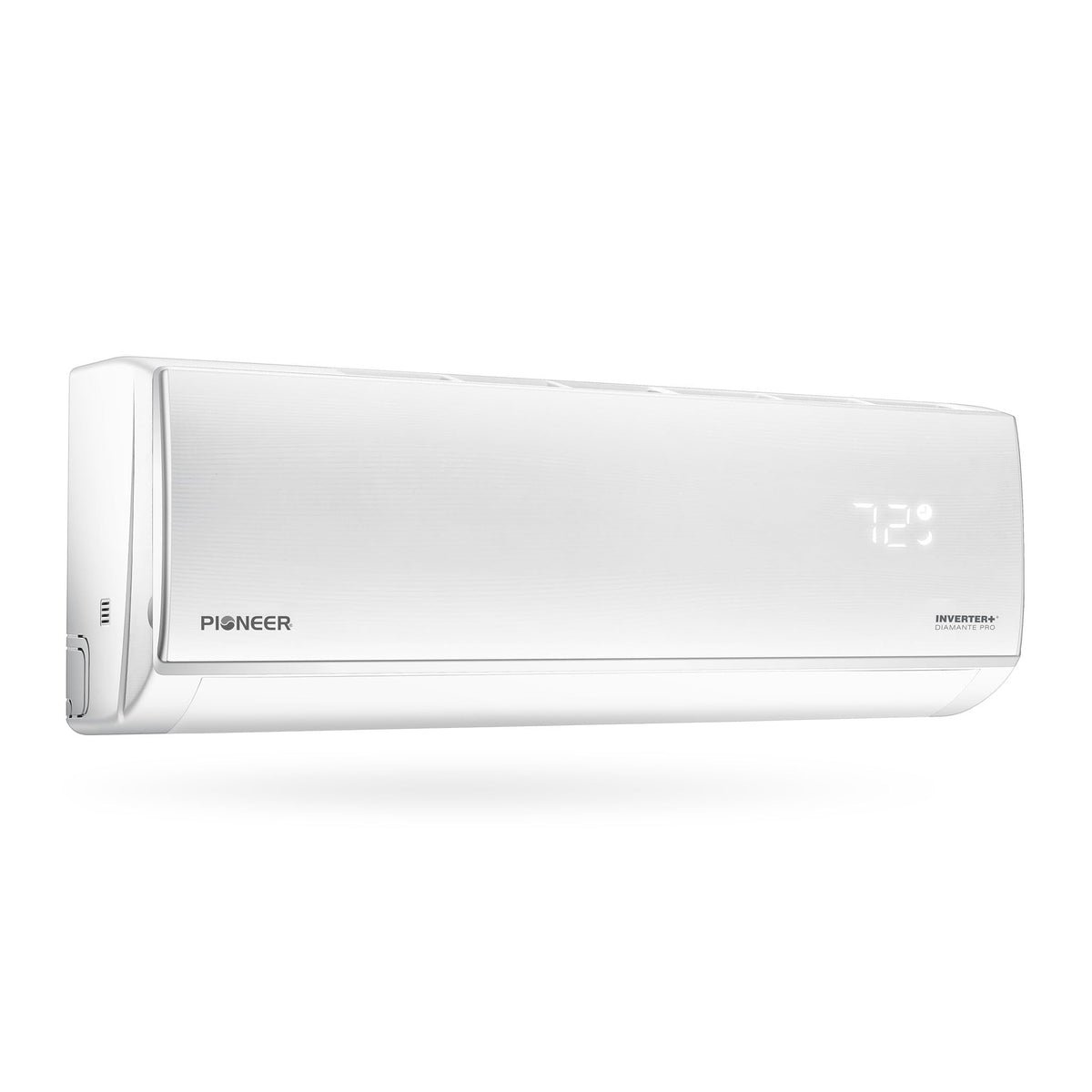 Diamante Pro Mini Split Air Conditioner, Heat Pump, 18000 BTU, 230V