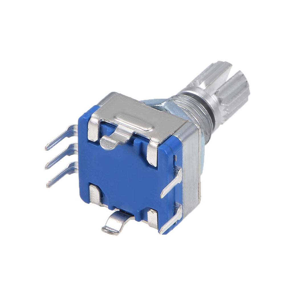 uxcell 360 Degree Rotary Encoder Code Switch Digital Potentiometer EC11 5 Pins 15mm Shaft 2pcs