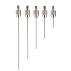 Needle Point Contact Points Diameter 1mm/1.5mm Set for Dial Digital Indicators Depth Gauge M2.5 Thread (D1mm (M2.5 Thread))