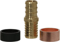 1/2 Inch Pex x 1/2 Inch PB (polybutylene) Slicing coupling with ring, Repair Kit, 30-2-3=10XX, 10 Pieces