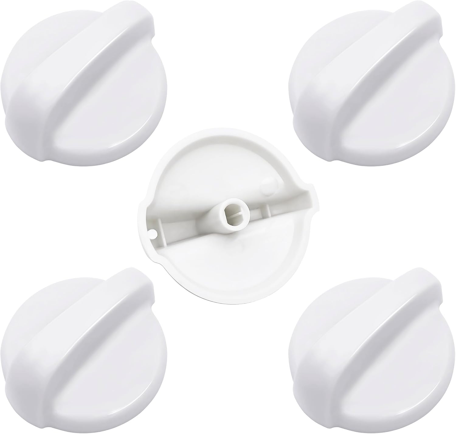 WB03T10282 Gas Stove knob White for GE Surface Burner Control Assembly | Compatible Replaceable