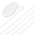Rick Rack Trim 10 Yard 15mm / 0.6" Wave Bending, White
