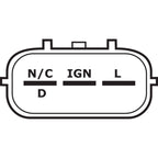 DB Electrical Fuel Shut-Off Solenoid for Kubota Tractor Null