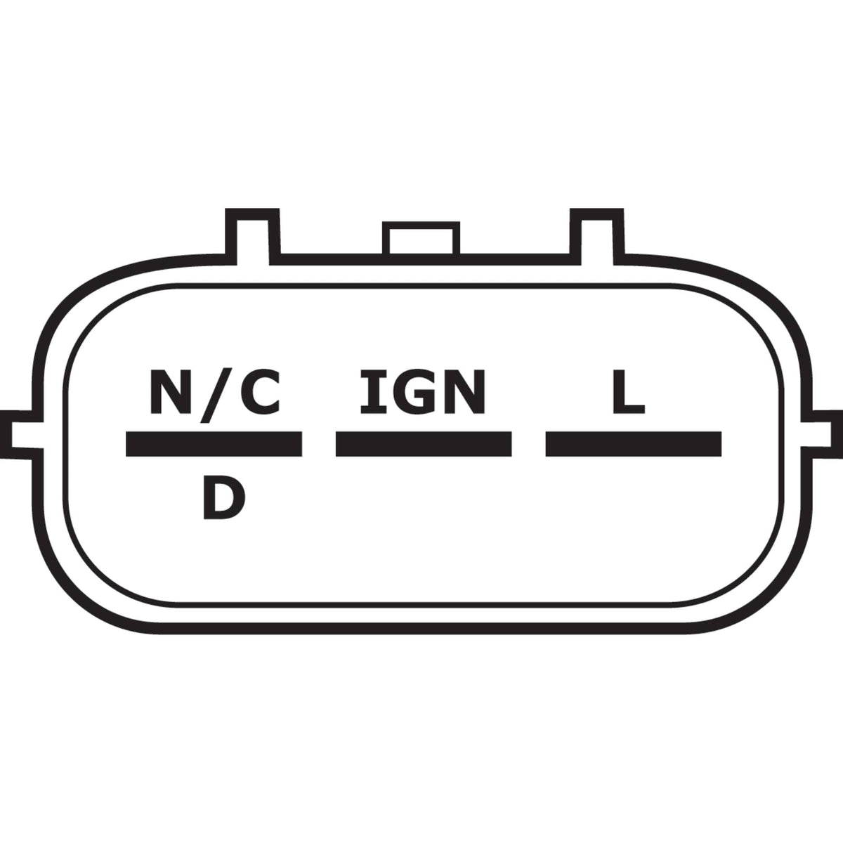 DB Electrical Fuel Shut-Off Solenoid for Kubota Tractor Null