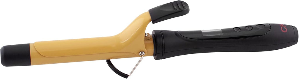 Texture Tourmaline Ceramic Curling Iron, Onyx Black, 1 inch