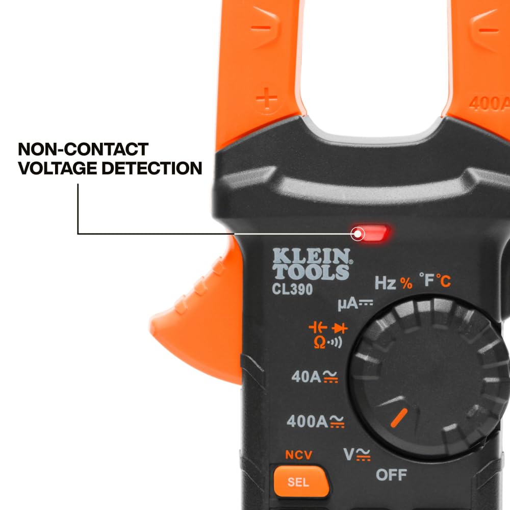Klein Tools 80197 AC/DC Clamp Meter Kit with Magnetic Hanger Set
