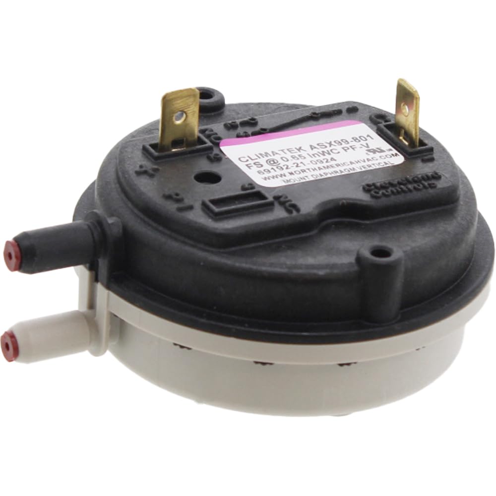 ClimaTek Furnace Vent Air Pressure Switch for Lennox 10U93