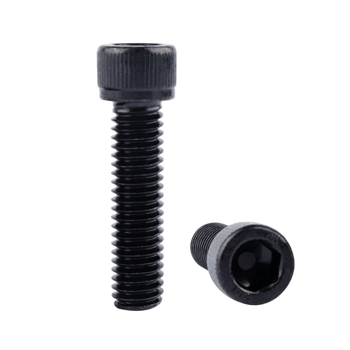 #6-32 x 3/4" Socket Head Cap Screws Allen Hex Bolts, 304 Stainless Steel 18-8, UNC Fully Machine Thread, 50Pcs Black