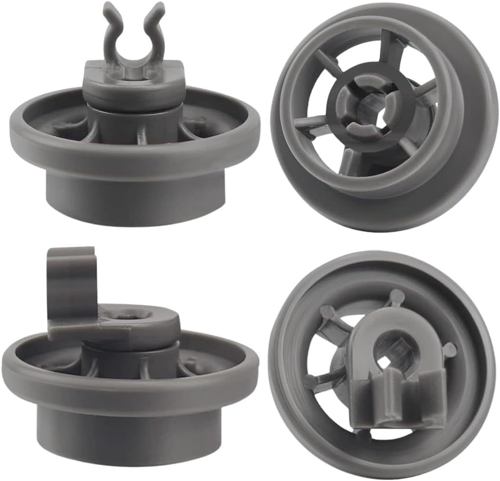 Dishwasher Lower Rack Wheels for LG Replacement Parts, 4 Pcs Dishrack Roller Compatible with LG Dishwasher Replaces 4581DD3003B/C 4581DD9002B 1372292 AP4437752 EA3523051 AH3523051 PS3523051