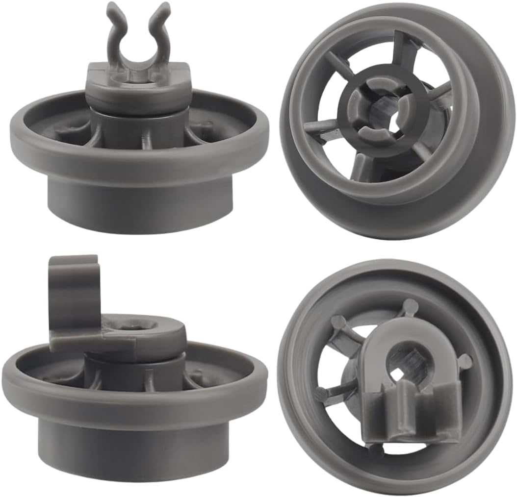 Dishwasher Lower Rack Wheels for LG Replacement Parts, 4 Pcs Dishrack Roller Compatible with LG Dishwasher Replaces 4581DD3003B/C 4581DD9002B 1372292 AP4437752 EA3523051 AH3523051 PS3523051