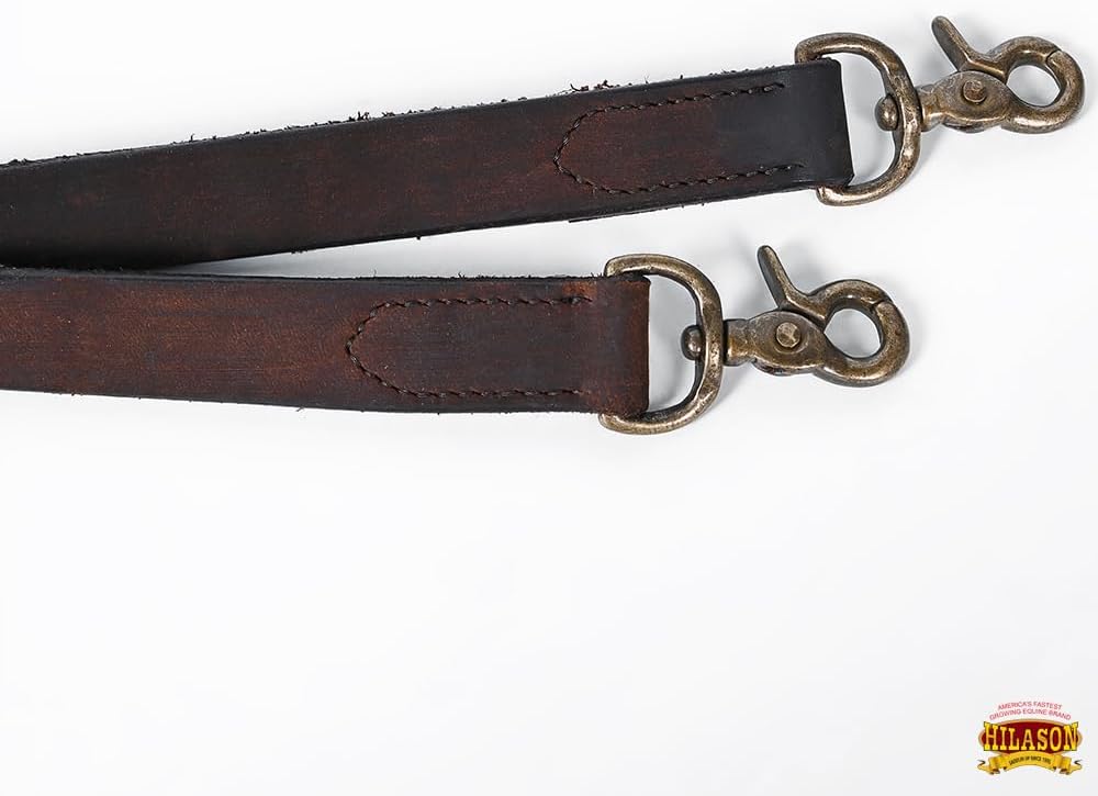 Western Genuine Leather Horse Split Reins | Riding-Reins Reining-Reins Heavy-Duty-Rein