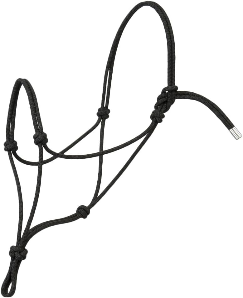 Weaver Leather Silvertip No. 95 Rope Halter, Average, Black