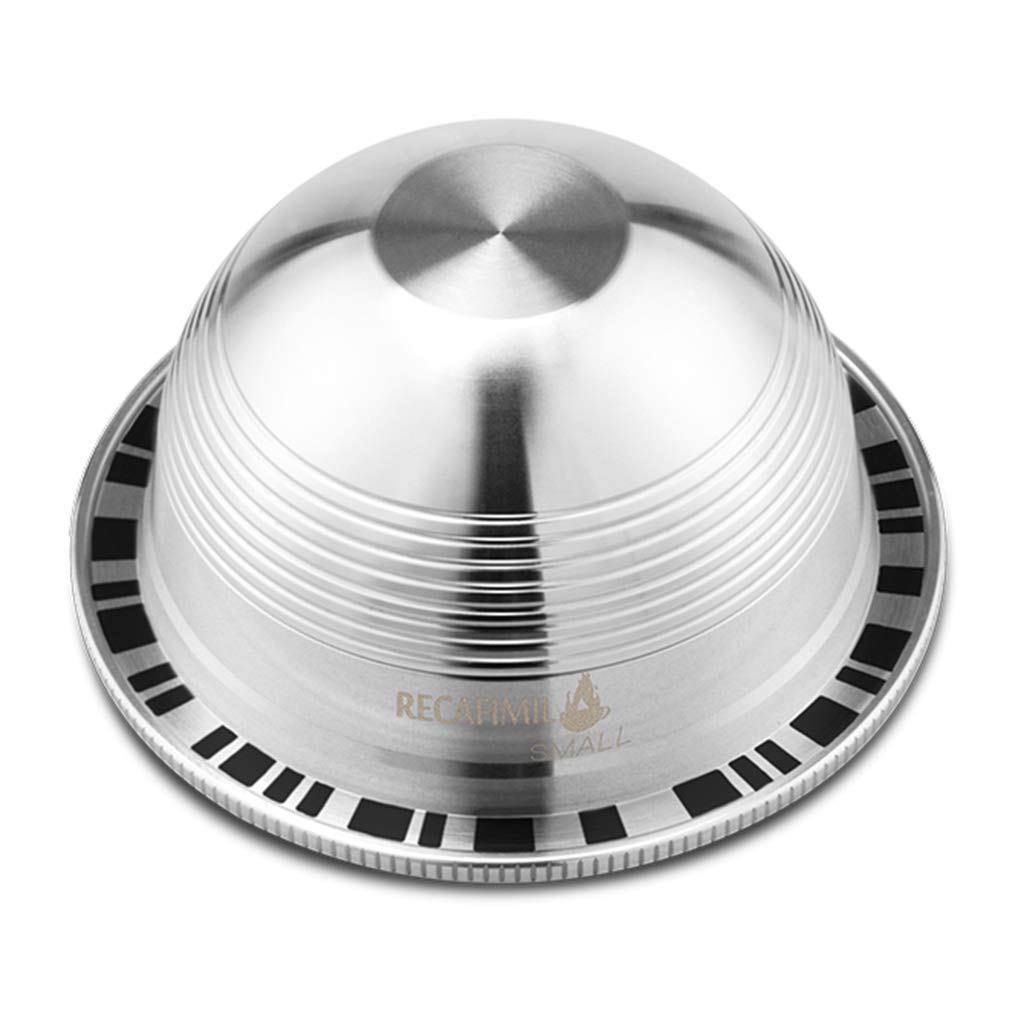 Backbayia Stainless Steel Coffee Capsule Refillable Coffee Capsules Pods Holder Filter for Coffee Machine