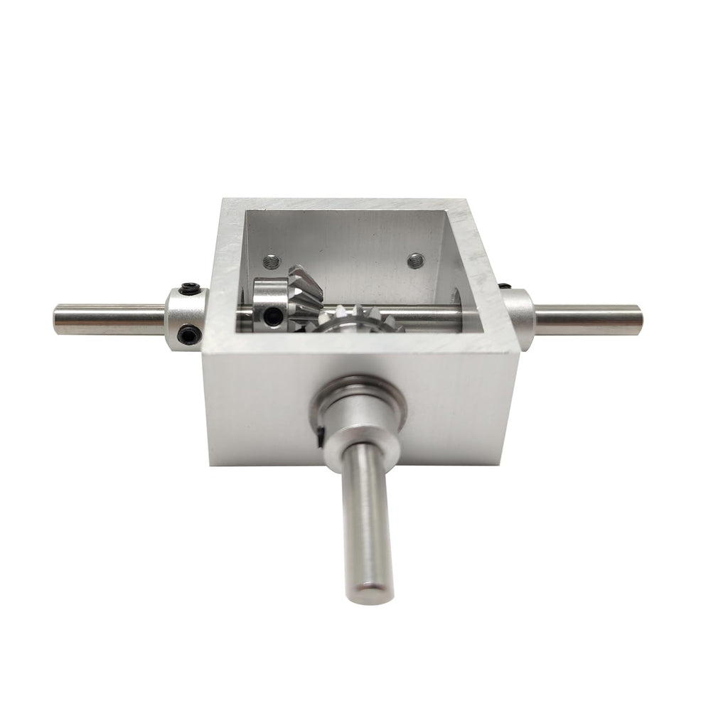 1:1 Right Angle Bevel Gearbox 1 Module 20 Teeth 90° Angle Drive Steering Gear Device Simple Mechanical DIY Module with 6mm Shaft