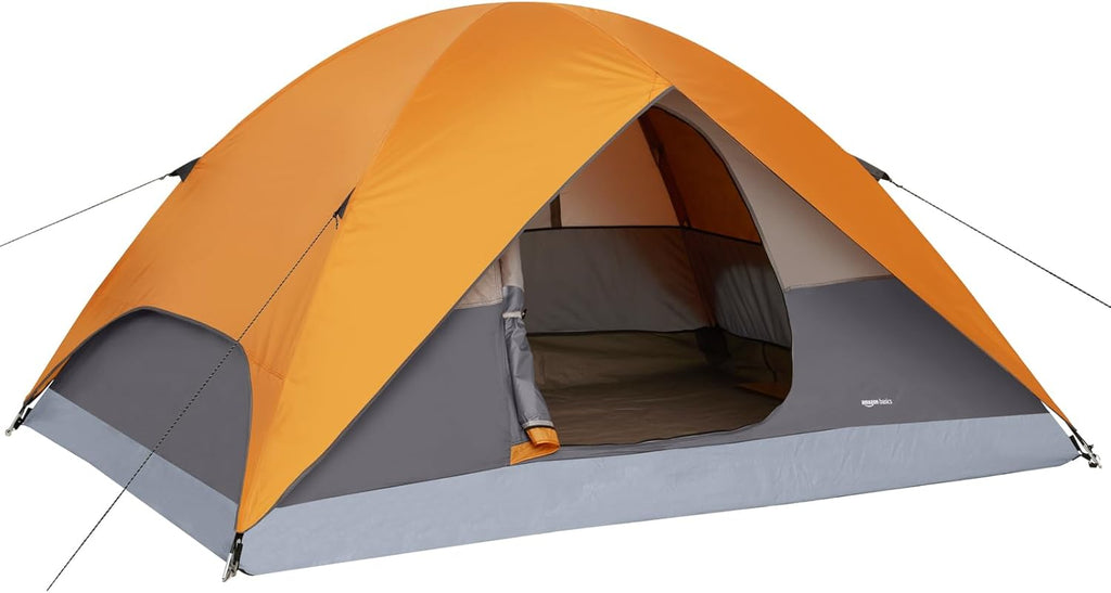 Camping Tent, 3-Season Dome Design with Rainfly