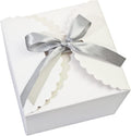 Small White Gift Boxes with Lids, 10 Party Favor Boxes, 4.75 Inch