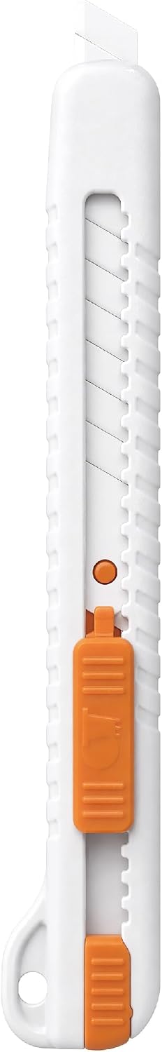 9mm Ceramic Snap-Off Utility Knife, Retractable Box Cutter, 1 Pack