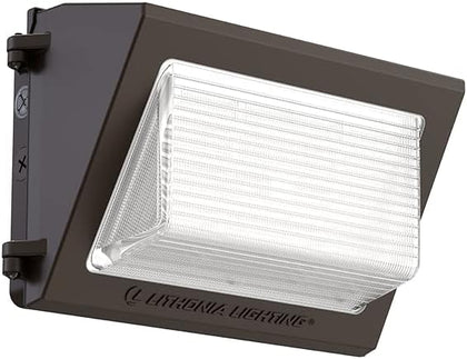 Lithonia Lighting 13" LED Wall Pack Outdoor Light, Dusk to Dawn Photocell