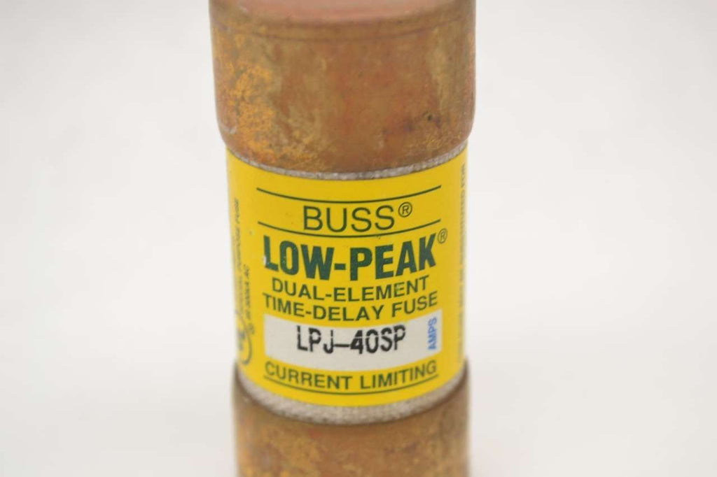 Bussmann LPJ-40SP, Dual Element, Time-Delay, 40A 600V AC Fuse