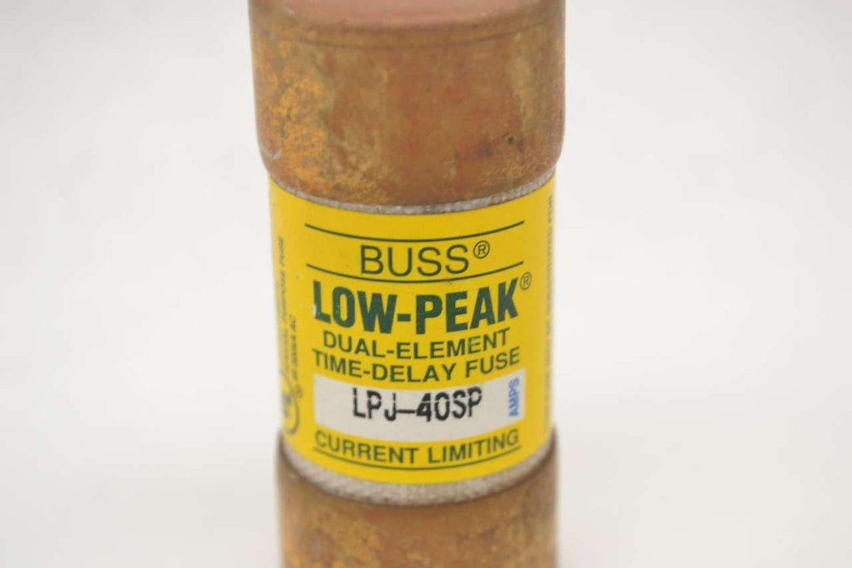 Bussmann LPJ-40SP, Dual Element, Time-Delay, 40A 600V AC Fuse